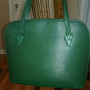 Louis vuitton epi leather.